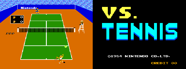 Vs. Tennis Screenshot 1